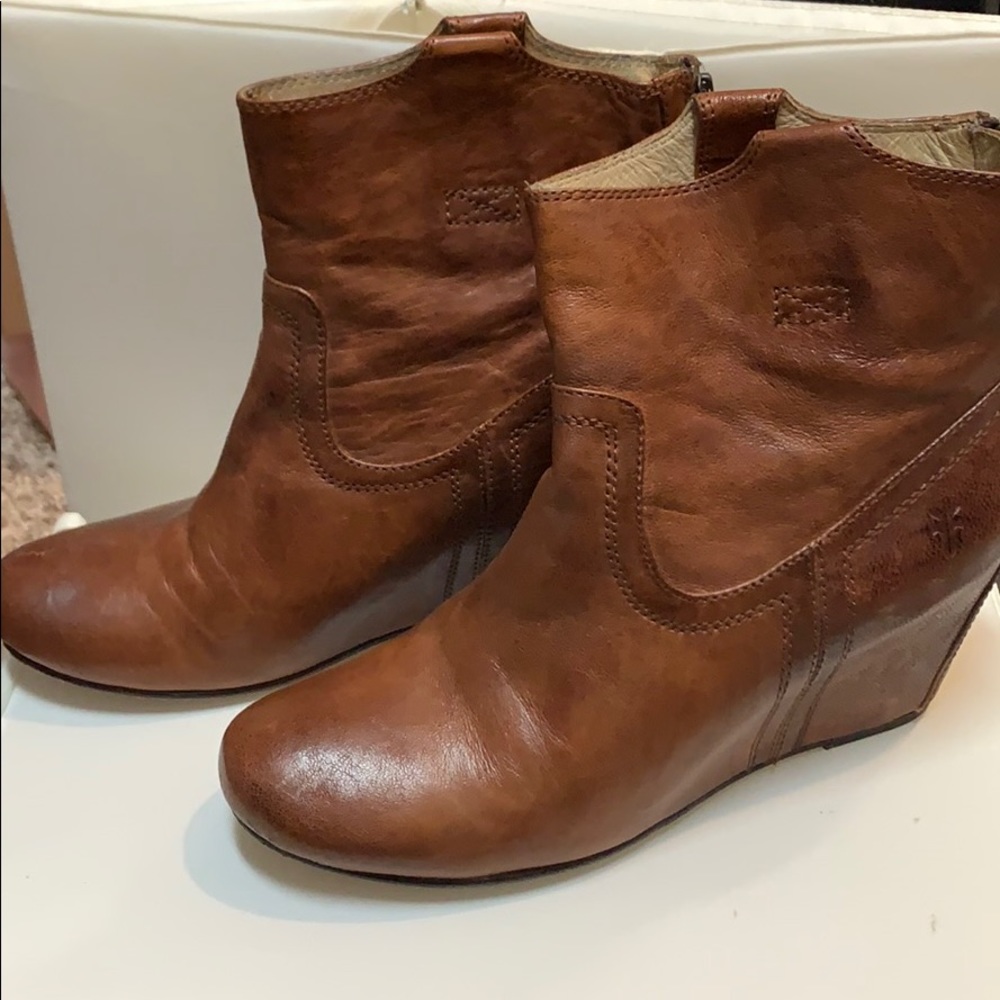 Frye wedge boot